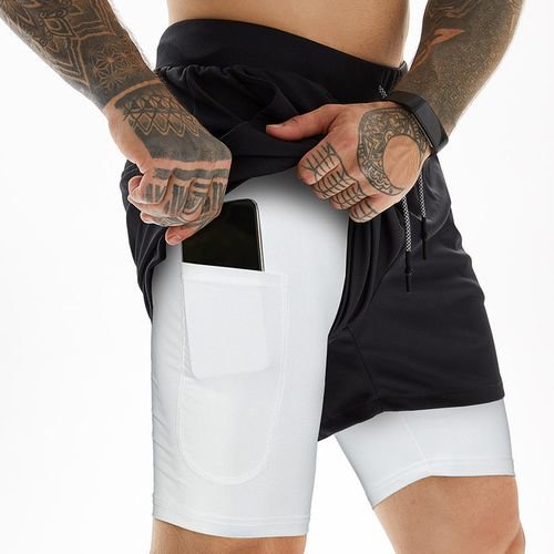 COMPRESSED SHORTS (WHITE)